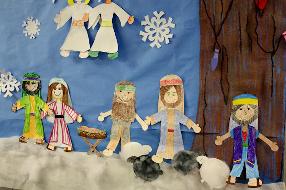Nativity Paper Dolls for Christmas- The Red Headed Hostess